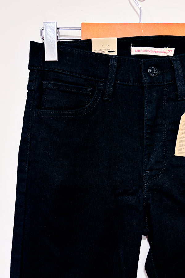 Jeans 720 noir high-rise super skinny (s)-Levi's-La Penderie du Paradis 🕊