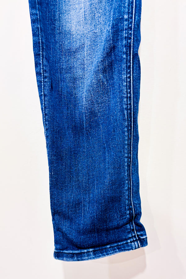 Jeans bleu délavé jambe étroite (l)-Desigual-La Penderie du Paradis 🕊