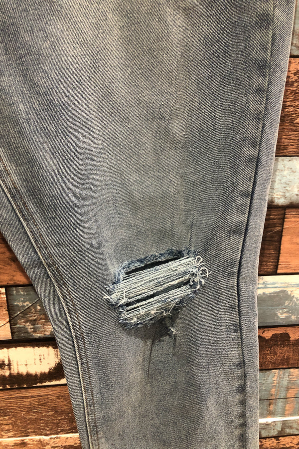 Jeans bleu délavé (l) seconde main Abibelle