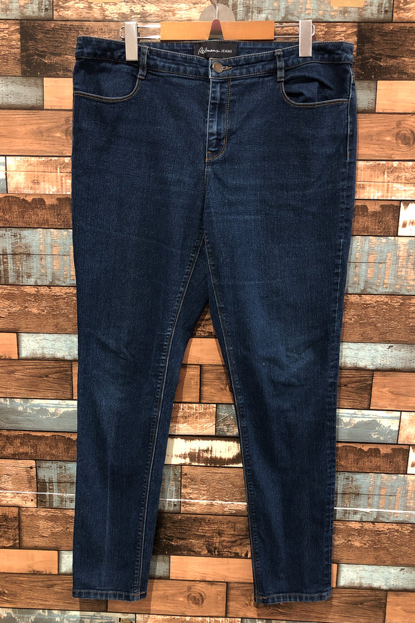 Jeans bleu foncé (l) seconde main Reitmans