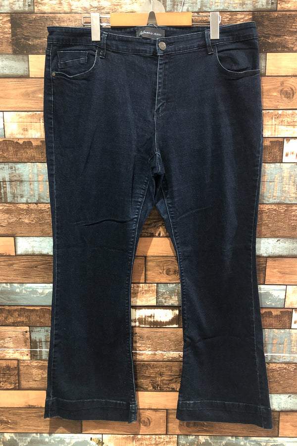 Jeans bleu jambe évasée (xl) seconde main Reitmans