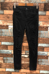 Jeans CALI noir troué (xs) seconde main Urban Planet