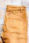 Jeans taupe effet usé jambe étroite (m)-Guess-La Penderie du Paradis 🕊