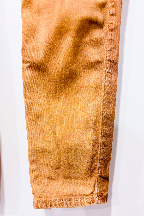 Jeans taupe effet usé jambe étroite (m)-Guess-La Penderie du Paradis 🕊