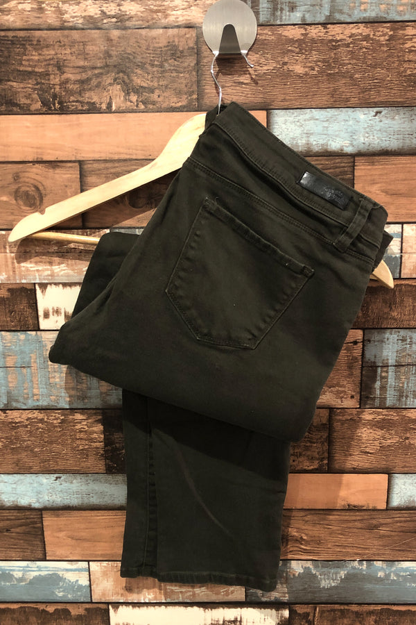 Jeans vert foret (l) seconde main Royalty for Me