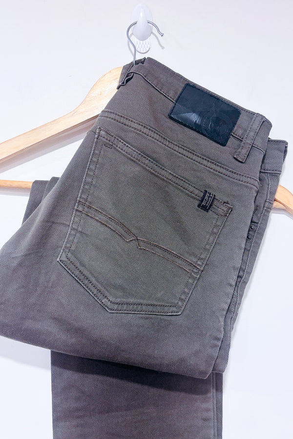 Jeans vert slim straight Sam (s) - Homme-Buffalo David Bitton-La Penderie du Paradis 🕊