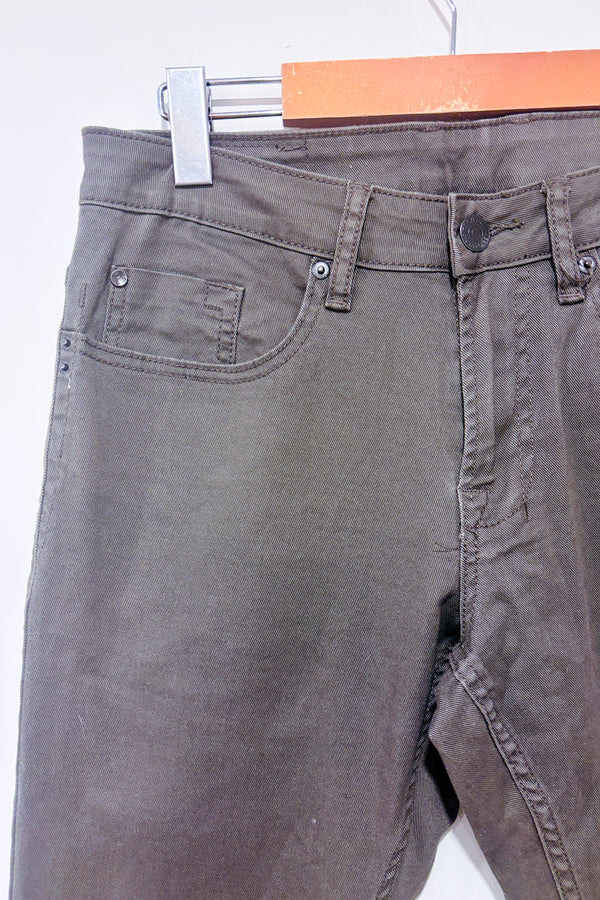 Jeans vert slim straight Sam (s) - Homme-Buffalo David Bitton-La Penderie du Paradis 🕊