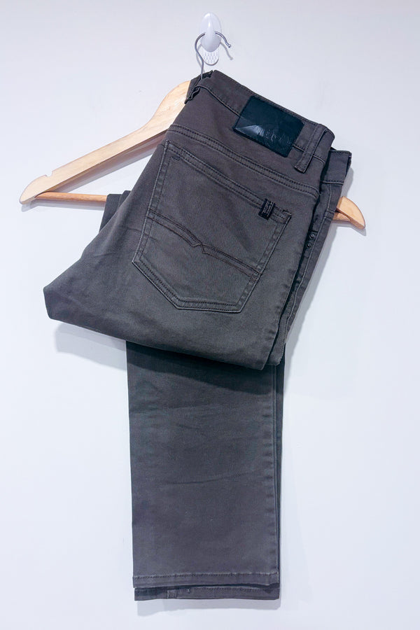 Jeans vert slim straight Sam (s) - Homme-Buffalo David Bitton-La Penderie du Paradis 🕊