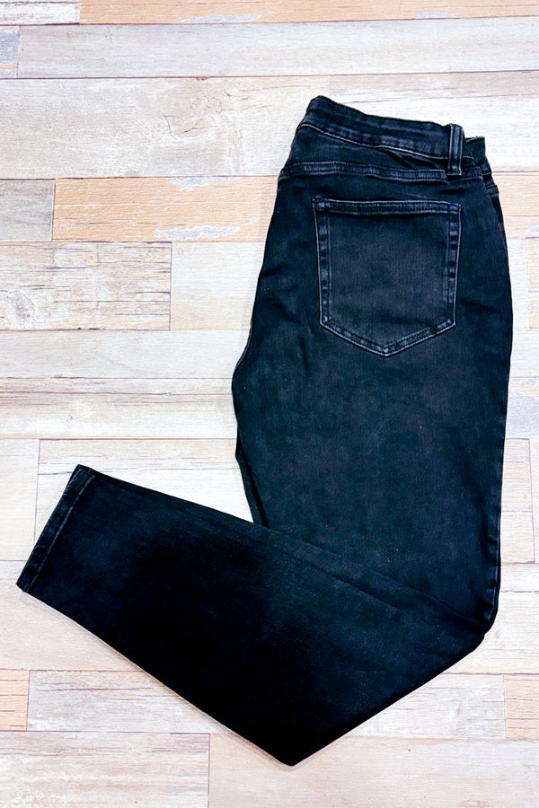 Jeans noir jambe étroite (s)-Daily Ritual-La Penderie du Paradis 🕊