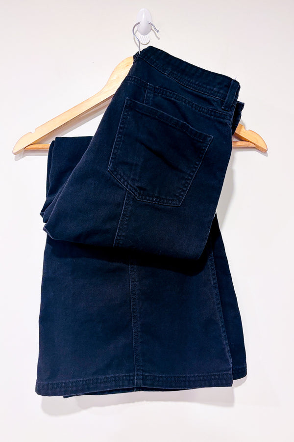 Jeans noir jambe évasée (s)-H&M-La Penderie du Paradis 🕊
