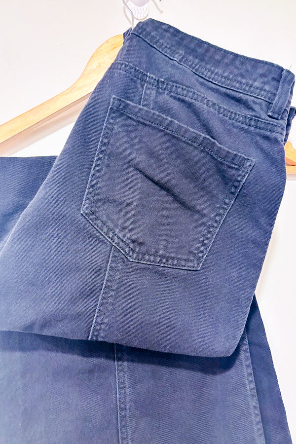 Jeans noir jambe évasée (s)-H&M-La Penderie du Paradis 🕊