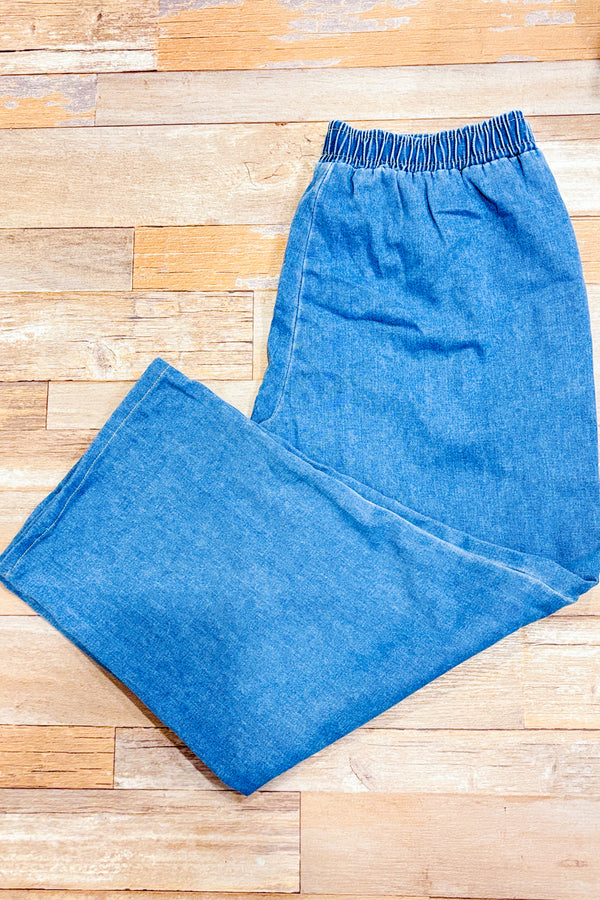 Jeans bleu pâle taille élastique (xxl)-Autres-La Penderie du Paradis 🕊