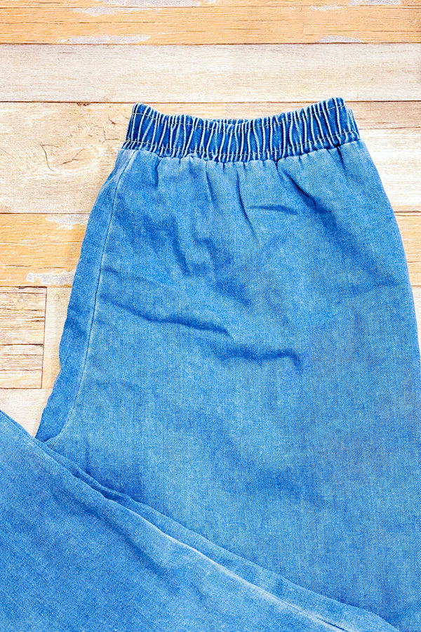 Jeans bleu pâle taille élastique (xxl)-Autres-La Penderie du Paradis 🕊