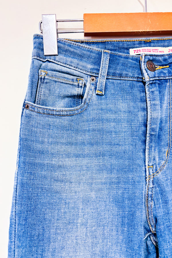 Jeans 721 bleu pâle jambe étroite (s)-Levi's-La Penderie du Paradis 🕊