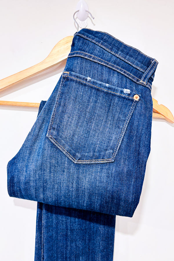 Jeans bleu foncé jambe étroite (s)-Yoga Jeans-La Penderie du Paradis 🕊