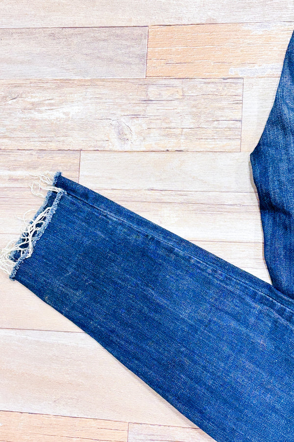 Jeans bleu foncé jambe étroite (s)-Yoga Jeans-La Penderie du Paradis 🕊