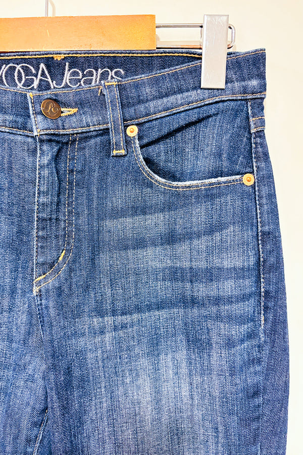 Jeans bleu foncé jambe étroite (s)-Yoga Jeans-La Penderie du Paradis 🕊