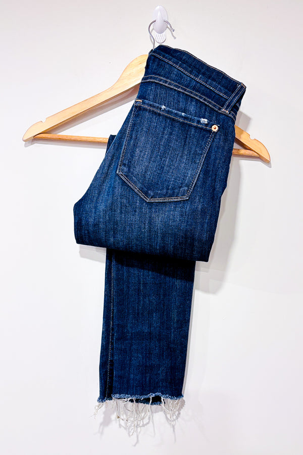 Jeans bleu foncé jambe étroite (s)-Yoga Jeans-La Penderie du Paradis 🕊