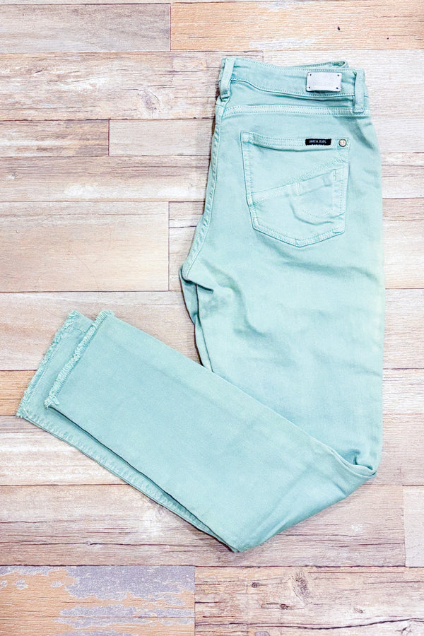 Jeans Rachel vert jambe étroite à taille basse (m)-Garcia-La Penderie du Paradis 🕊