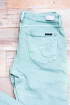 Jeans Rachel vert jambe étroite à taille basse (m)-Garcia-La Penderie du Paradis 🕊
