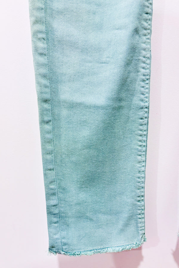 Jeans Rachel vert jambe étroite à taille basse (m)-Garcia-La Penderie du Paradis 🕊