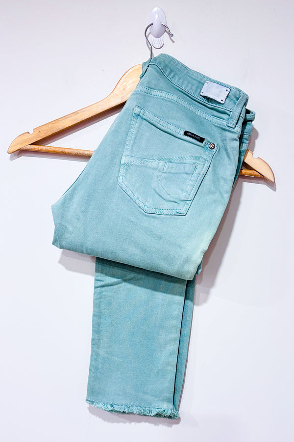 Jeans Rachel vert jambe étroite à taille basse (m)-Garcia-La Penderie du Paradis 🕊
