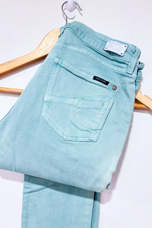 Jeans Rachel vert jambe étroite à taille basse (m)-Garcia-La Penderie du Paradis 🕊