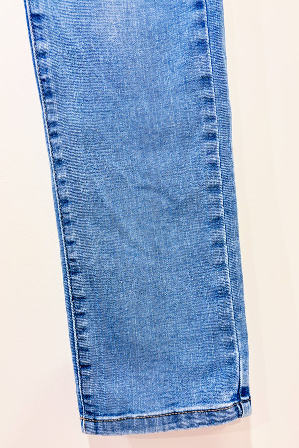 Jeans bleu pâle délavé (s)-Max Cocos-La Penderie du Paradis 🕊