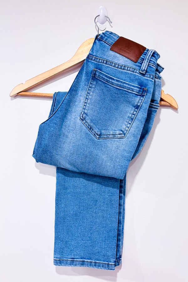 Jeans bleu pâle délavé (s)-Max Cocos-La Penderie du Paradis 🕊