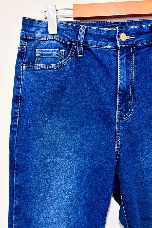 Jeans court bleu délavé (m)-Suko Jeans-La Penderie du Paradis 🕊