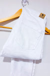 Jeans blanc jambe étroite (xs) seconde main - Lady Dutch- La Penderie du Paradis