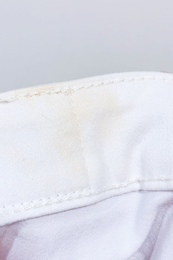 Jeans blanc jambe étroite (xs) seconde main - Lady Dutch- La Penderie du Paradis