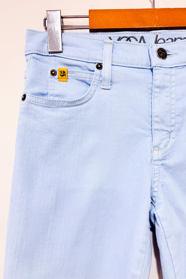 Jeans bleu pâle jambe étroite (xs) seconde main - Yoga Jeans- La Penderie du Paradis