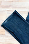 Jeans pull on bleu foncé jambe droite (m) seconde main - Contrast- La Penderie du Paradis