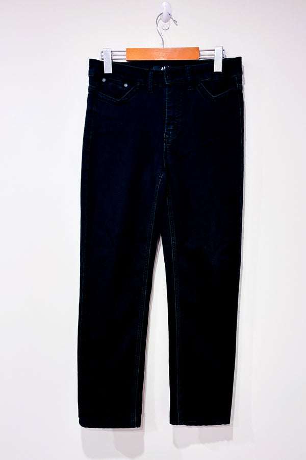 Jeans noir jambe droite seconde main - Lois Jeans- La Penderie du Paradis