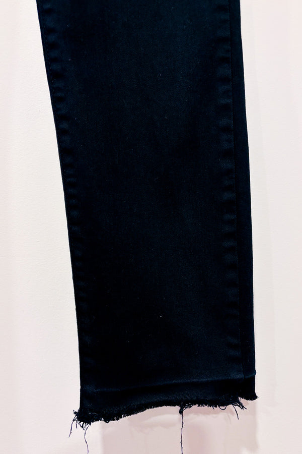 Jeans noir Hannah jambe étroite seconde main - Buffalo David Bitton- La Penderie du Paradis