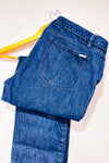 Jeans bleu foncé jambe droite* seconde main - Calvin Klein- La Penderie du Paradis
