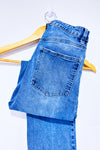 Jeans bleu pâle à taille haute jambe étroite seconde main - Black Tape- La Penderie du Paradis