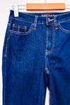 Jeans bleu foncé jambe droite seconde main - Santana Jeans- La Penderie du Paradis