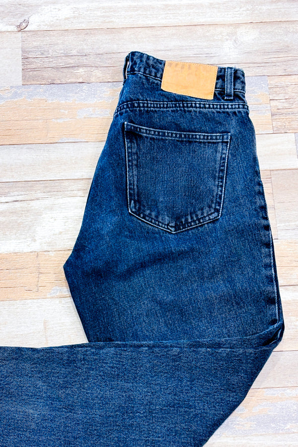 Jeans noir délavé jambe étroite* seconde main - Zara- La Penderie du Paradis