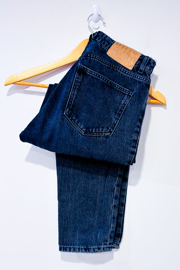 Jeans noir délavé jambe étroite* seconde main - Zara- La Penderie du Paradis