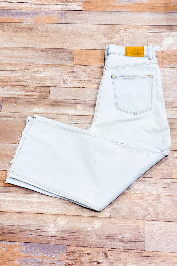 Jeans bleu très pâle* seconde main - Frank & Oak- La Penderie du Paradis