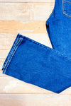 Jeans bleu foncé jambe droite* seconde main - Levi's- La Penderie du Paradis