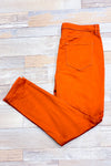 Jeans taille haute orange brûlé Le Signature seconde main - Reitmans- La Penderie du Paradis