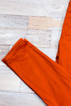 Jeans taille haute orange brûlé Le Signature seconde main - Reitmans- La Penderie du Paradis