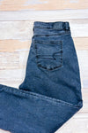 Jeans noir délavé seconde main - American Eagle- La Penderie du Paradis