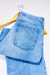 Jeans taille haute jambe large bleu pâle* seconde main - Everlane- La Penderie du Paradis