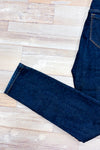 Jeans léger bleu foncé à taille basse seconde main - Insider- La Penderie du Paradis