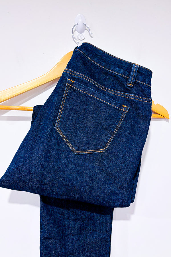 Jeans léger bleu foncé à taille basse seconde main - Insider- La Penderie du Paradis