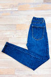 Jeans skinny bleu à taille haute seconde main - Autres- La Penderie du Paradis